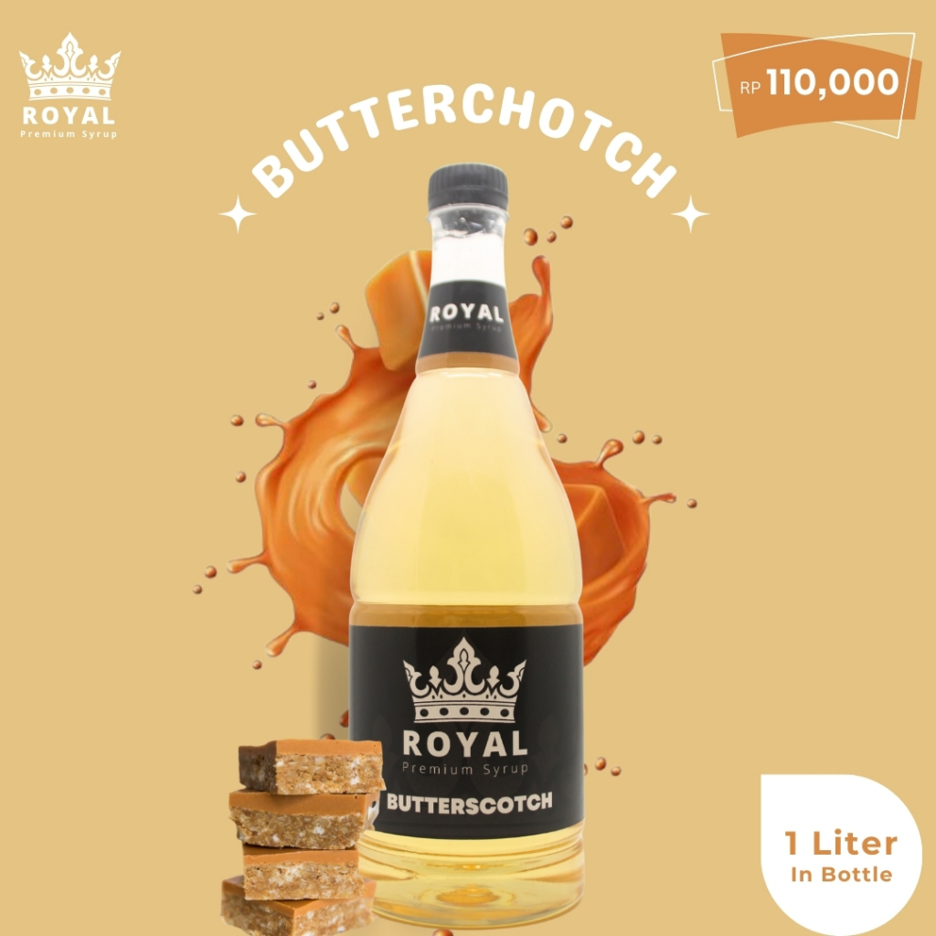 Jual Royal Butterscotch Syrup - Sirup Butterscotch (Premium Quality ...