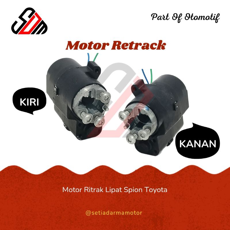 Jual Motor Retrack Spion Mobil Toyota All Innova Rush Altis Vios Motor ...