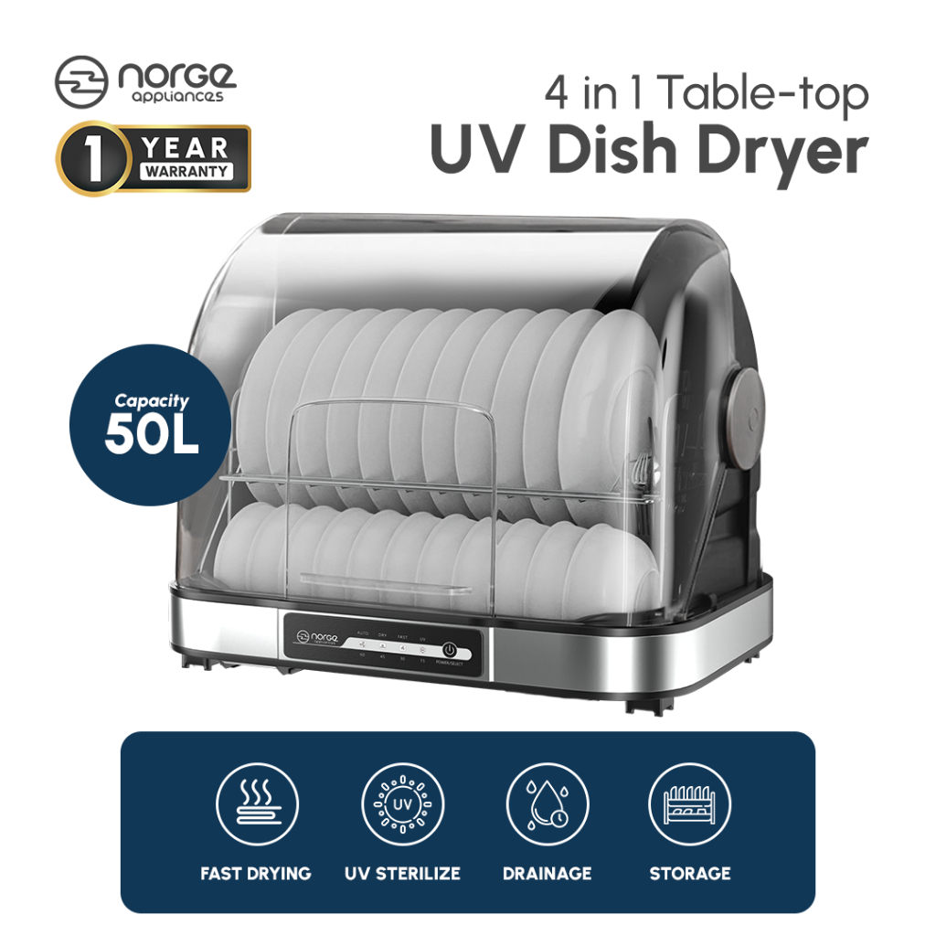 Jual 4 in 1 Tabletop UV Dish Dryer 50L 400W (NGDD501UV