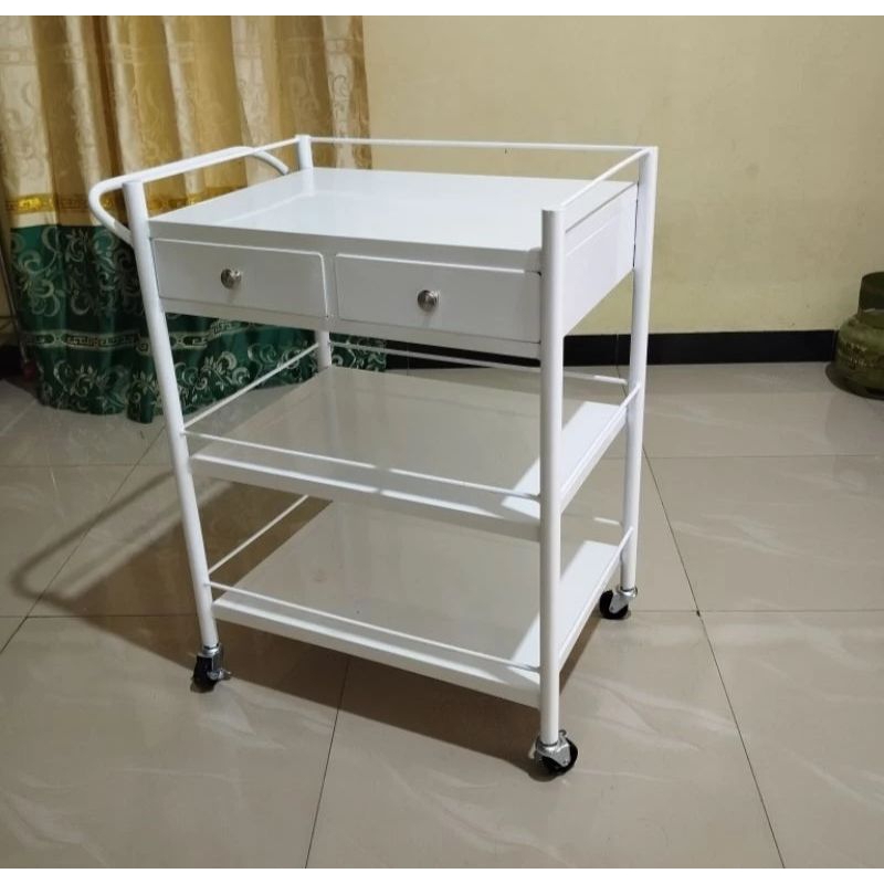 Jual troli instrumen 3 susun laci | Shopee Indonesia