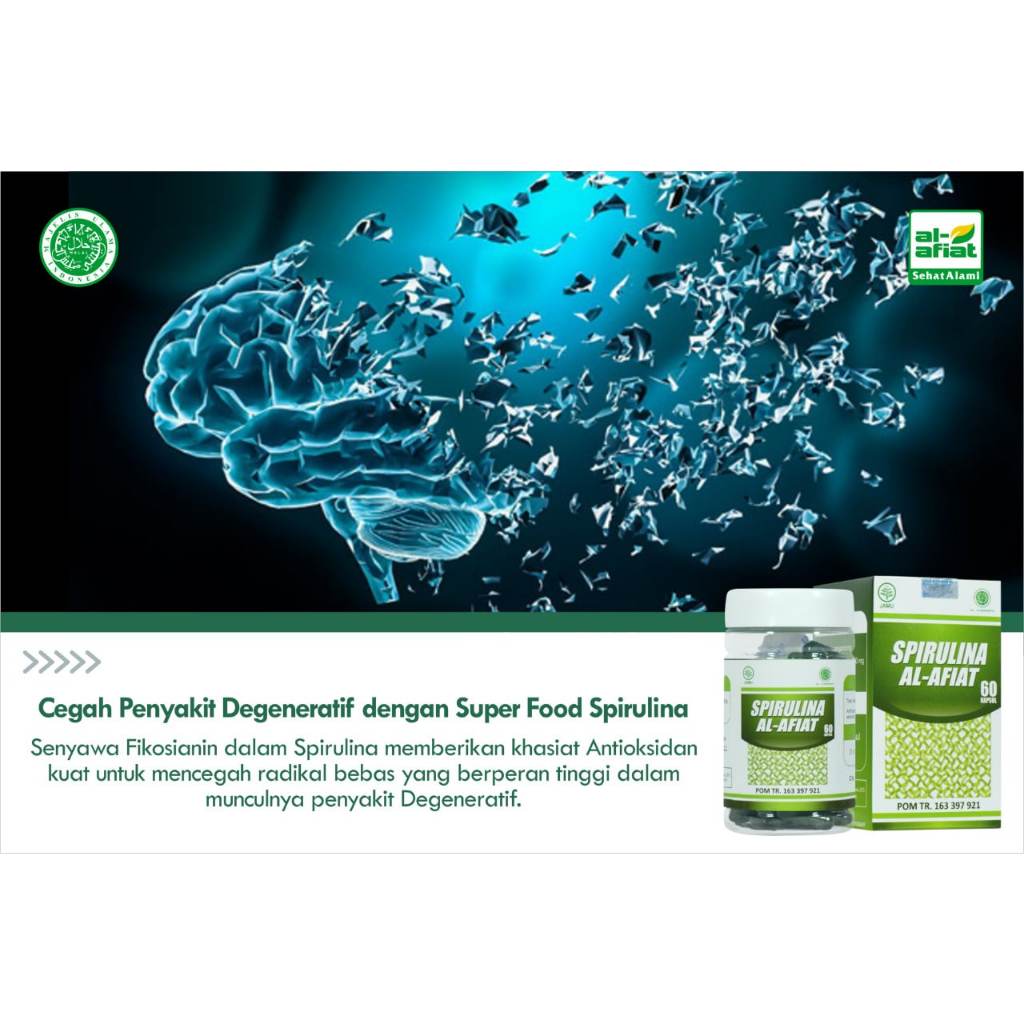 Jual Masker Spirulina Original Al Afiat 60 kapsul | Shopee Indonesia