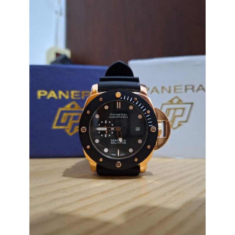 Jual Panerai Submersible Marina Militare Clone Watch Shopee