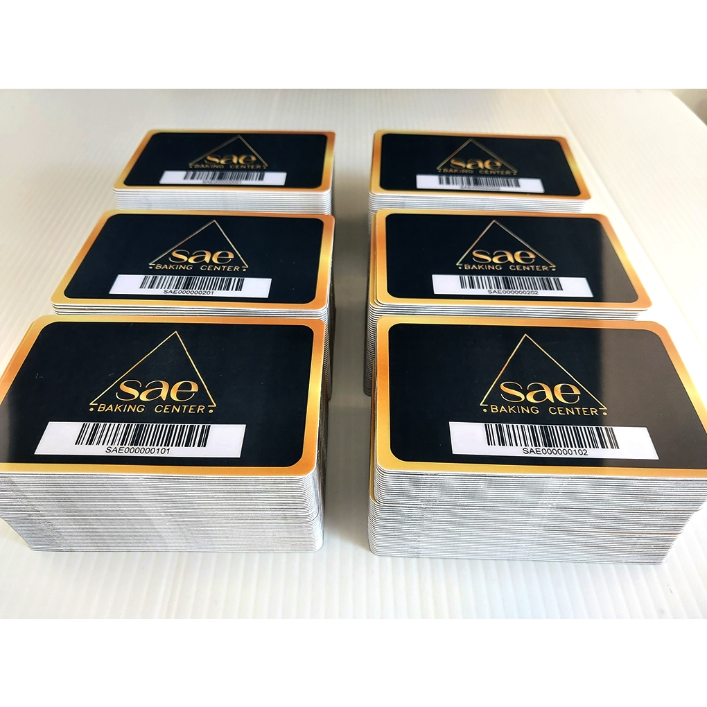 Jual Cetak Member Card PVC ID Card input Barcode / QR Code Nomor member ...