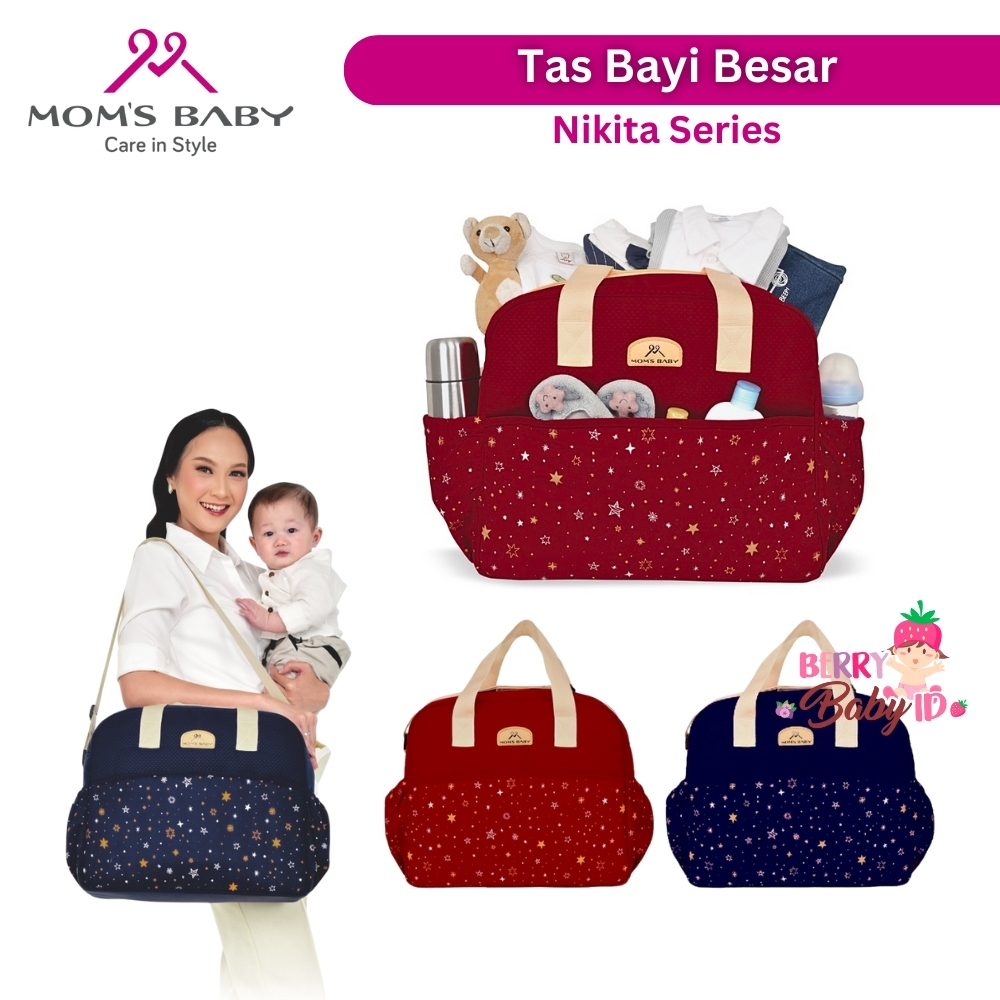 Jual Berry Baby - Moms Baby Tas Bayi Besar Diaper Bag Perlengkapan Bayi
