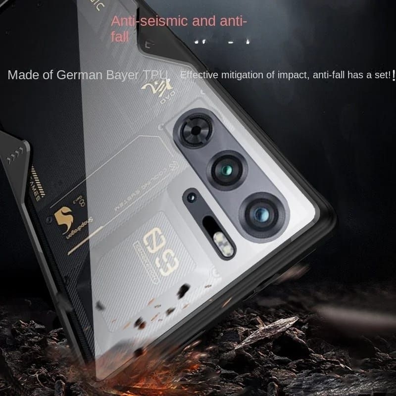 ZTE Nubia Red Magic Case - Custodia a portafoglio in pelle Oxford con cover posteriore in morbido TPU con chiusura magnetica per ZTE Nubia Red Magic Mars RNG