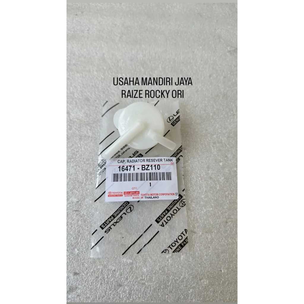 Jual TUTUP TABUNG RADIATOR RAIZE ROCKY ORIGINAL 16471-BZ110 | Shopee ...
