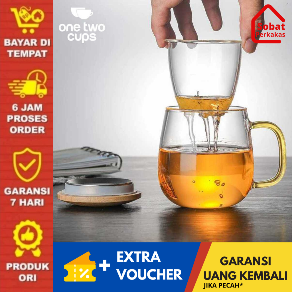Jual Gelas Rempah Saringan Gelas Cangkir Teh Tea Cup Mug With Infuser Filter C225 Shopee 8812