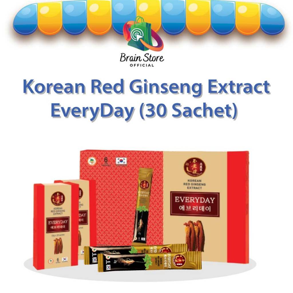 Jual Korean Red Ginseng EVERYDAY (30 Sachet) | Shopee Indonesia