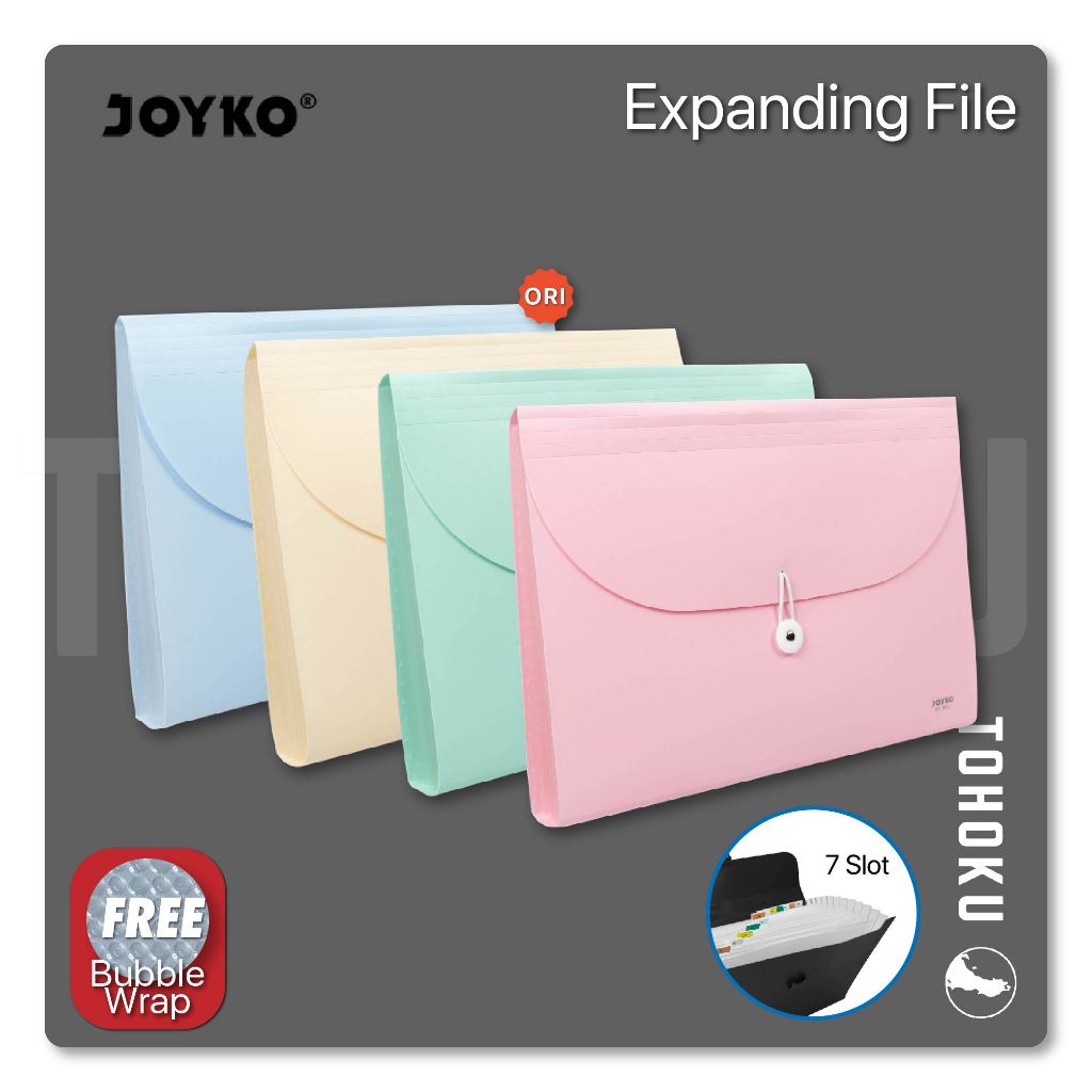 Jual Joyko Expanding File Map Harmonika Pastel Color EF8F4 7 Pocket Shopee Indonesia