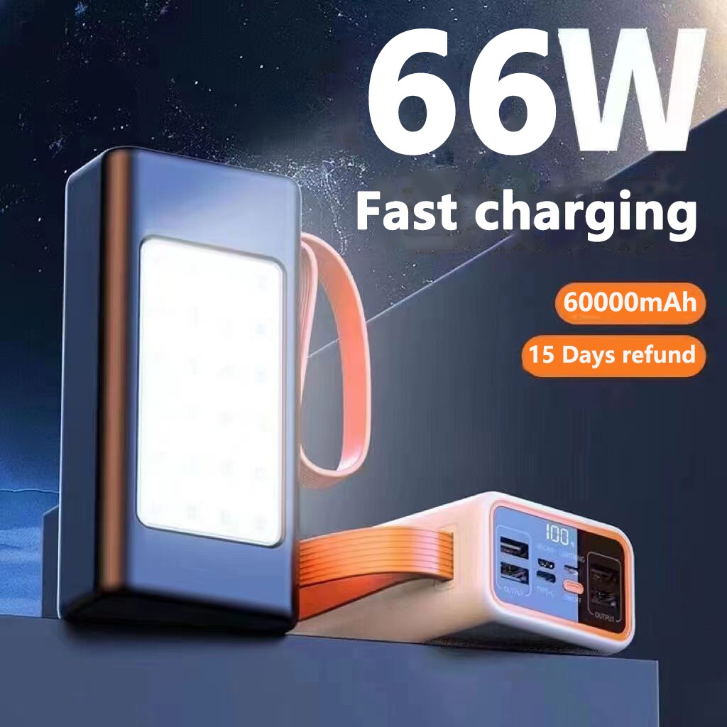 Jual 【Fast delivery】PD66W Powerbank 100000MAH Original Fast Charging ...