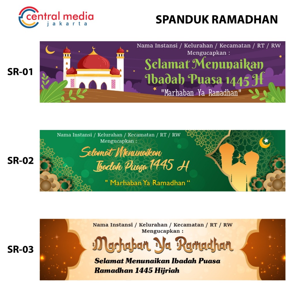 Jual Spanduk Ramadhan 1445 H Custom Nama Instansi Banner Selamat Puasa ...