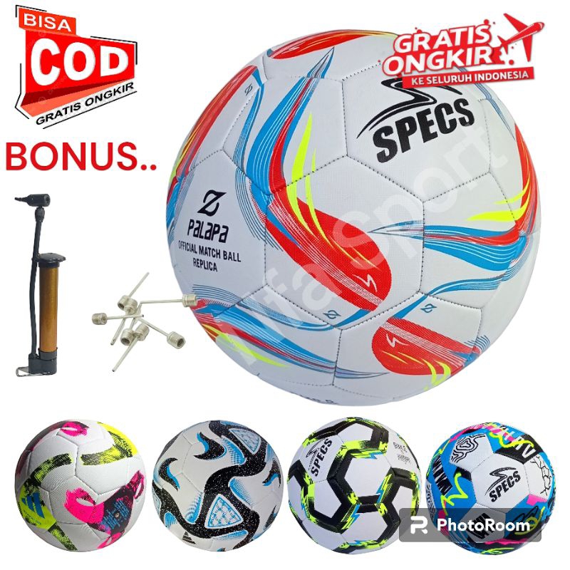 Jual Bola Sepak Bola Size 5 Bola Kaki Size 5 Premium Bonus Jaring Pentil Dan Pompa Angin