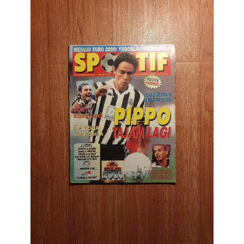 Jual Majalah Sepakbola Sportif Edisi Maret 2000 Original Shopee