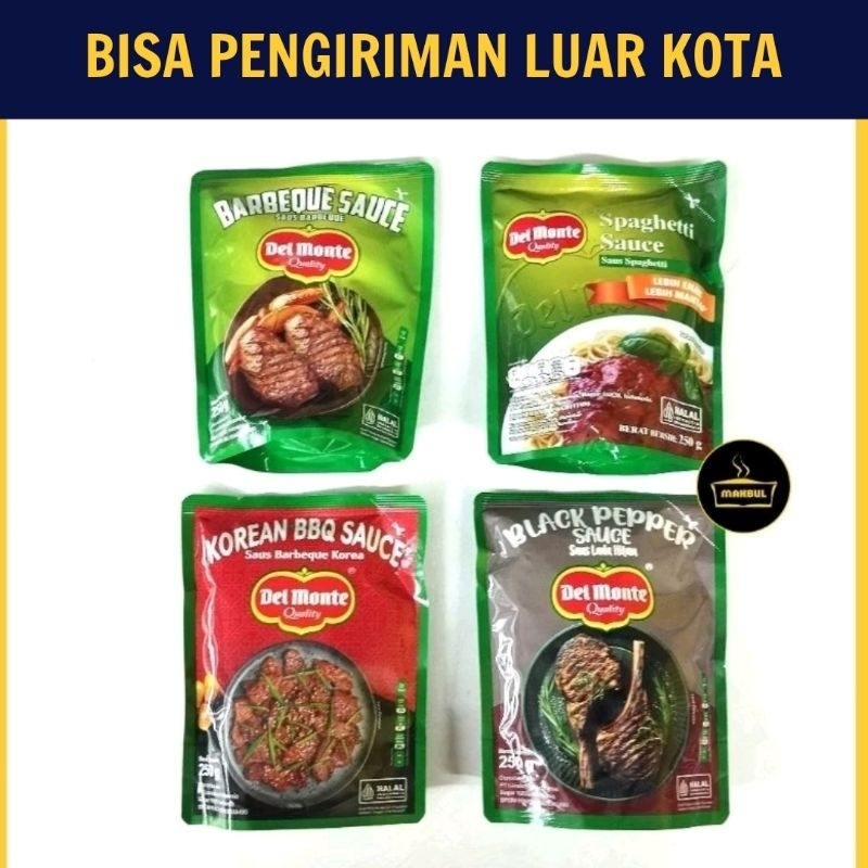 Jual DELMONTE / Del Monte Saus Korean BBQ, Black Pepper, Barbeque ...