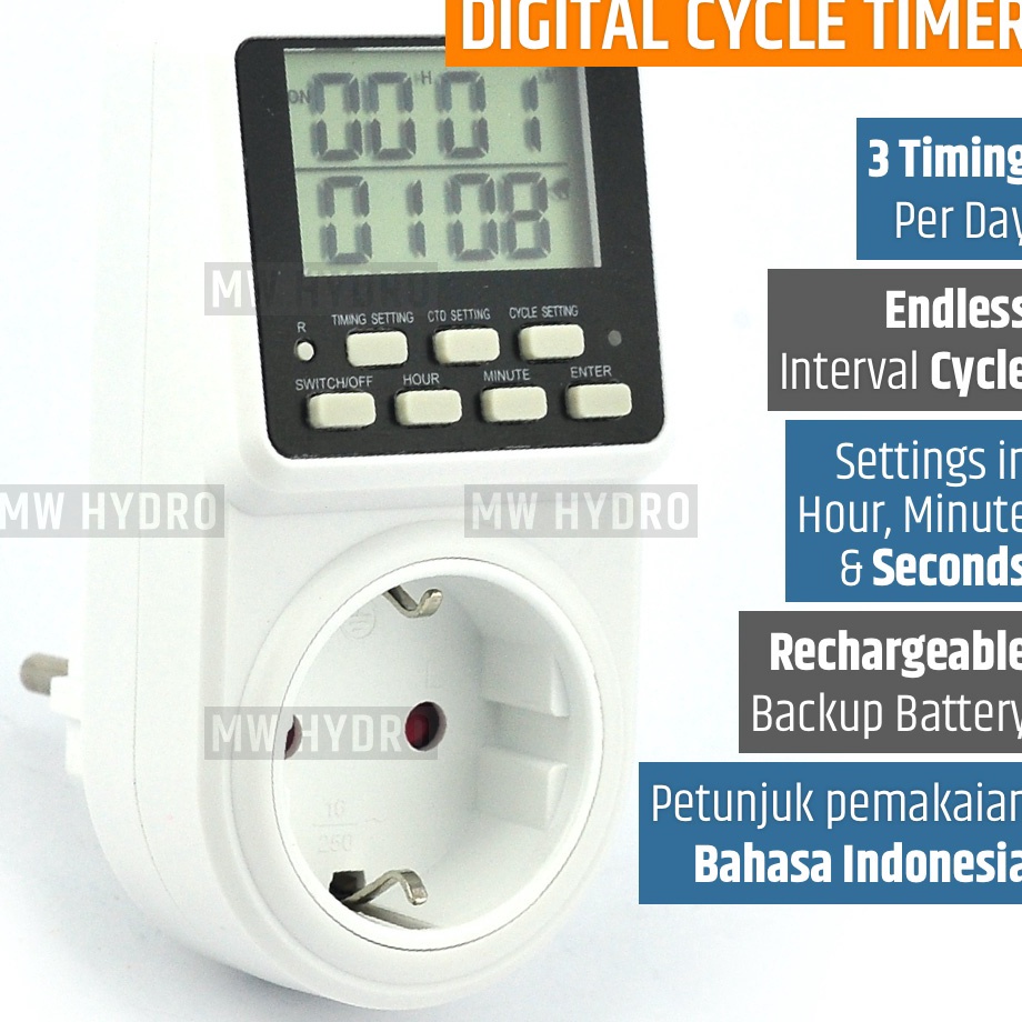 Jual DSf Digital Cycle Timer Switch Stop Kontak Endless Loop ...