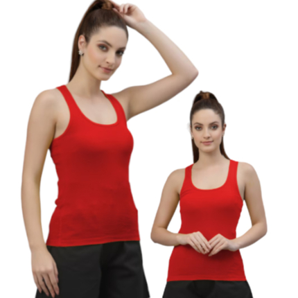 Jual Tangtop Wanita Warna Merah/Maroon Ukuran M-7L Tali Besar Tali ...