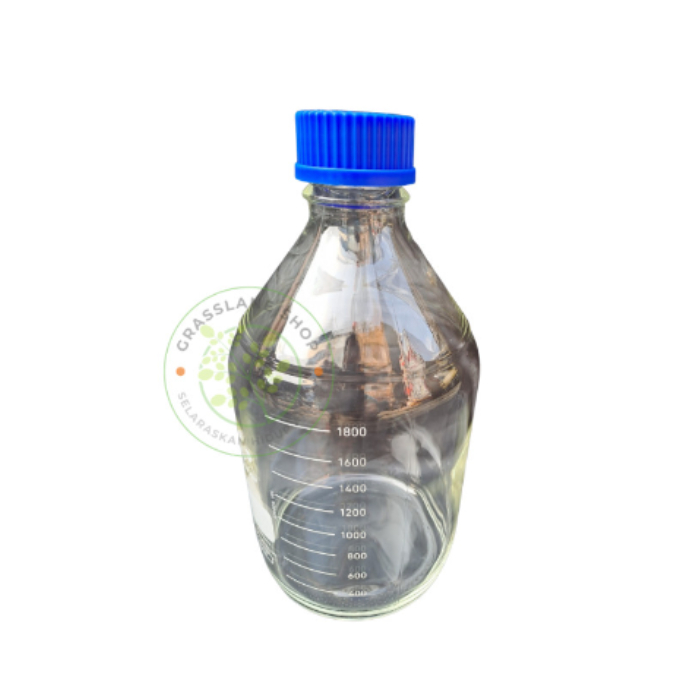 Jual Botol Lab 2000 ml Laboratorium Laboratory Bottle Duran 21801635 ...