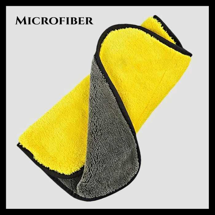 Jual Luckymartid Kain Lap Mobil Microfiber X Cm X Cm Kain Lap Kuning Serbaguna Kain Lap