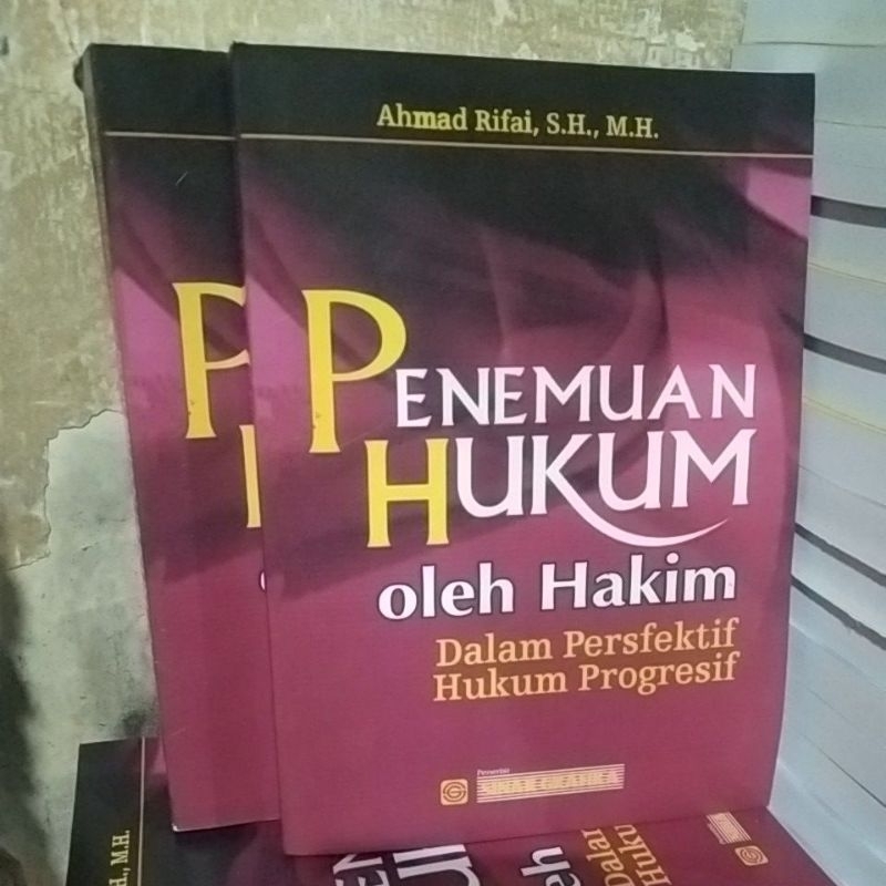 Jual Penemuan Hukum Oleh Hakim Dalam Persfektif Hukum Progresif By ...