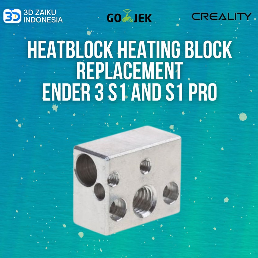 Jual Creality Ender 3 S1 and S1 Pro Heatblock Heating Block Replacement ...