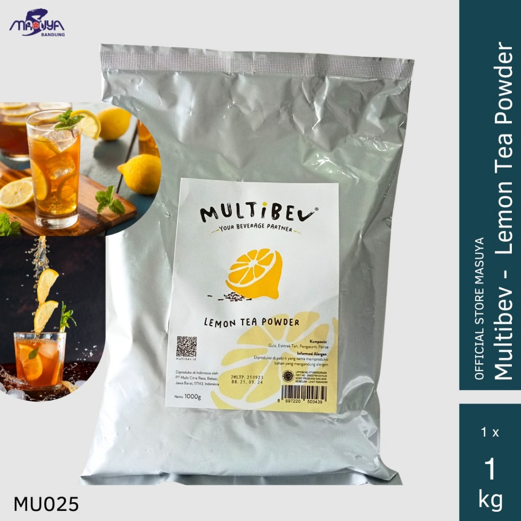Jual MultiBev Minuman Bubuk Rasa Lemon Tea Powder 1Kg | Shopee Indonesia