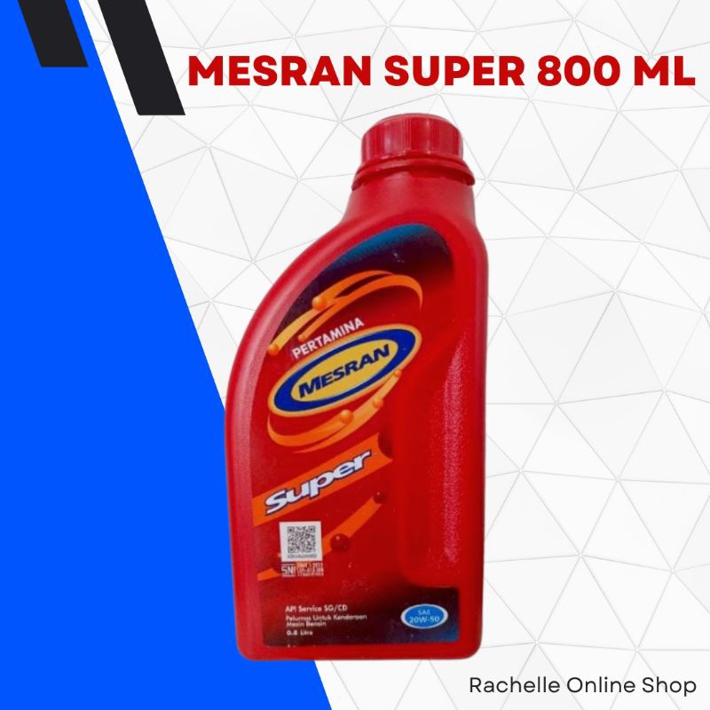Jual OLI MESIN PERTAMINA MESRAN SUPER 20W50 800ML | Shopee Indonesia