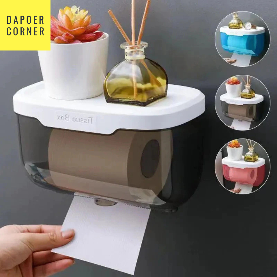 Jual KOTAK TISSUE TOILET PAPPER BOX ANTI BASAH TEMPAT WADAH TISSUE ...