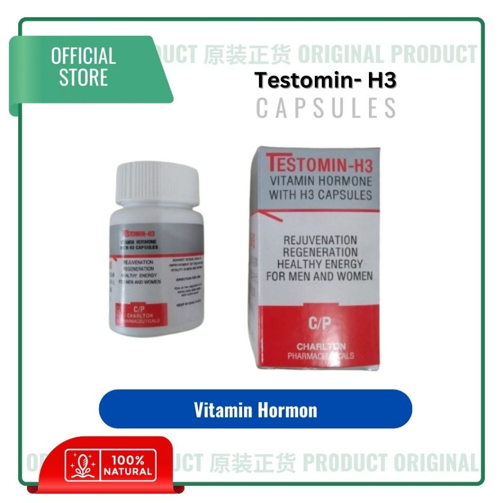 Jual Testomin- H3 [ Vitamin Hormon ] | Shopee Indonesia