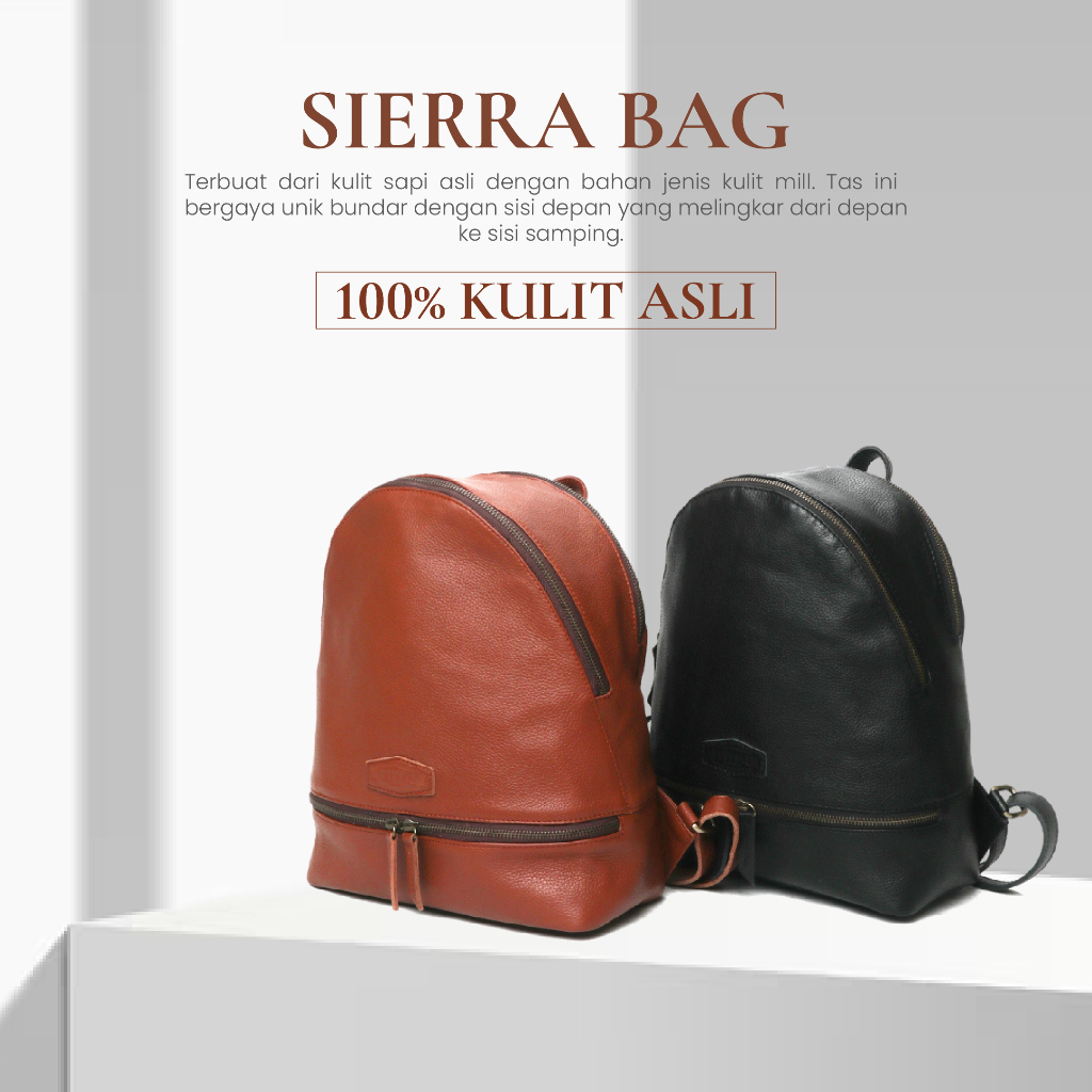 Jual Revele Leather SIERRA Tas Ransel Backpack Kulit Asli Wanita ...