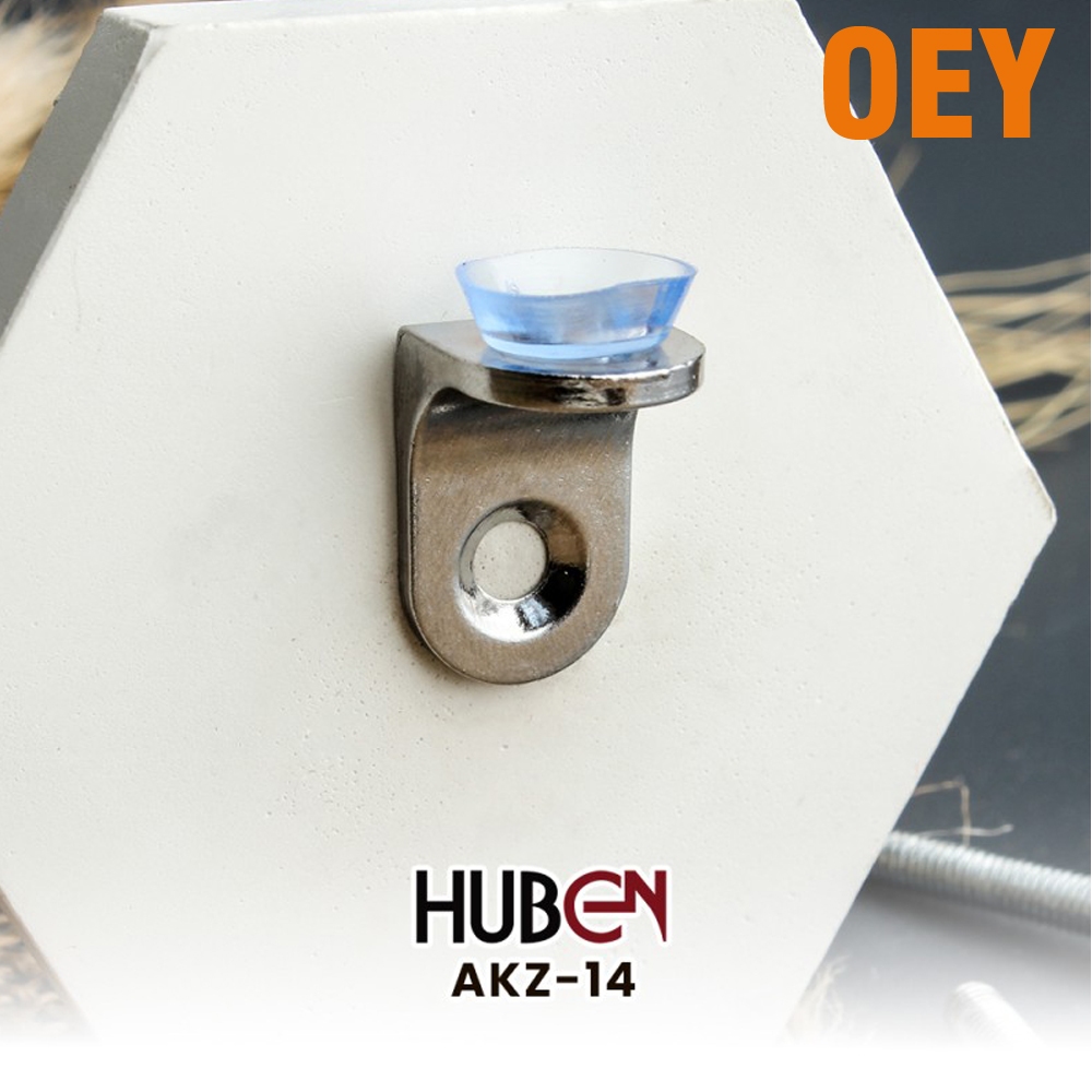 Jual 10 X HUBEN AKZ-14 AMBALAN KACA ZINC TEBAL SHELF SUPPORT FITTING ...