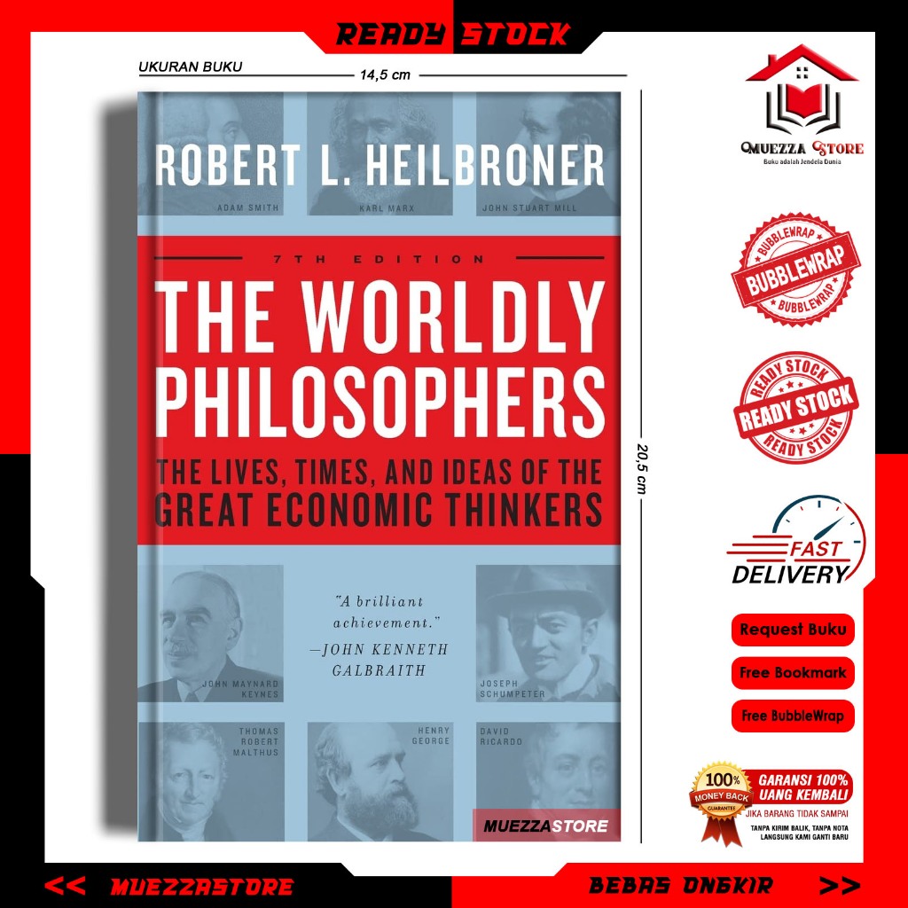 Jual The Worldly Philosophers by Robert L. Heilbroner (English ...