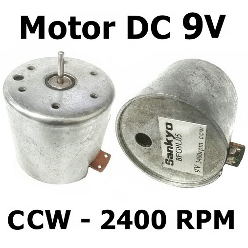 Jual Dinamo Motor SANKYO DC 9V CCW 2400rpm Audio Tape Deck Recorder