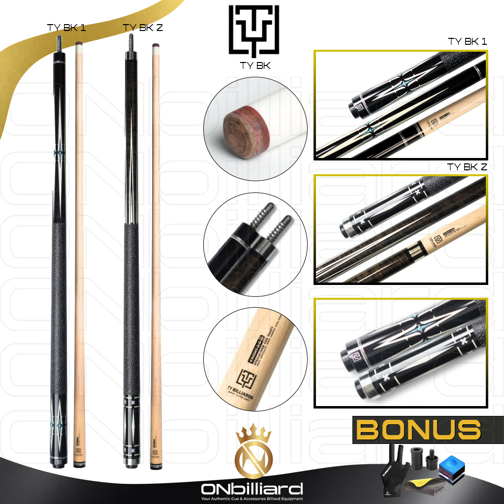 Jual Fury TY BK Cue Low Deflection BK1 BK2 Stick Stik Play Billiard ...