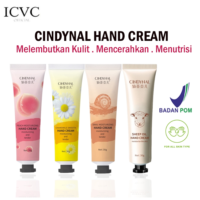 Jual BPOM Cindynal Hand Cream Moisturizing / Krim Tangan Kering