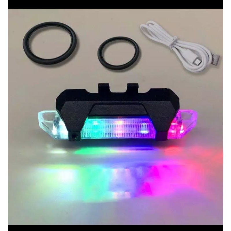 Jual Lampu LED usb charger sepeda Lampu warna terang banyak varian ...