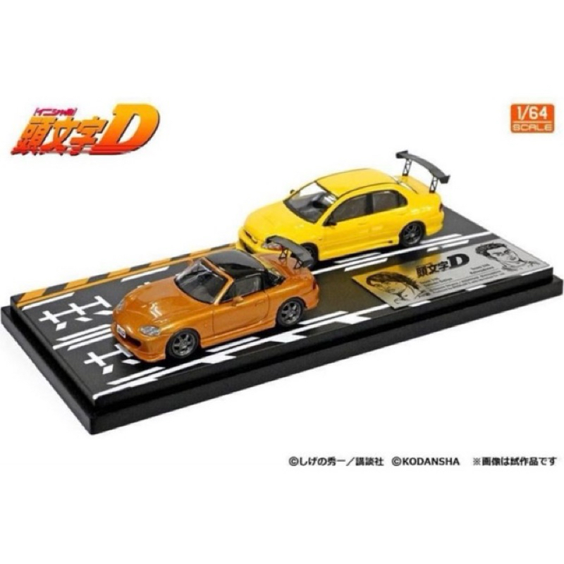 Jual Modeler’s Initial D 64 Satoshi Omiya & Evo VII Kobayakawa | Shopee