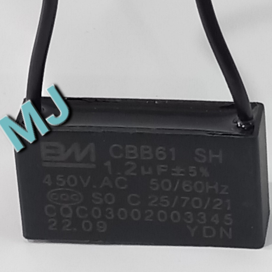 Jual BM Capacitor CBB61 Kapasitor Kipas Angin 1,2 Uf Digunakan Untuk