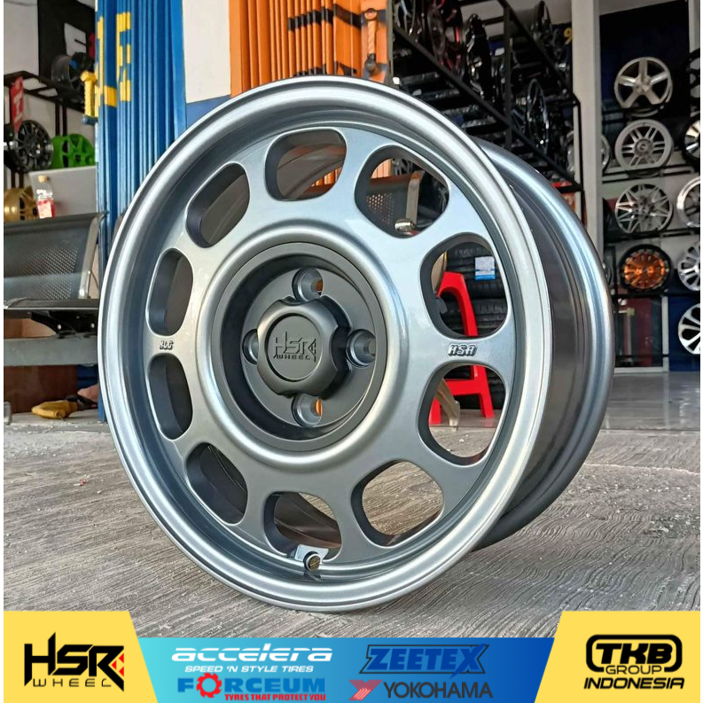 Jual Velg Racing Look Model Kaleng Ring Velg Hsr Klg R Pcd X Lebar Rata Fender Et