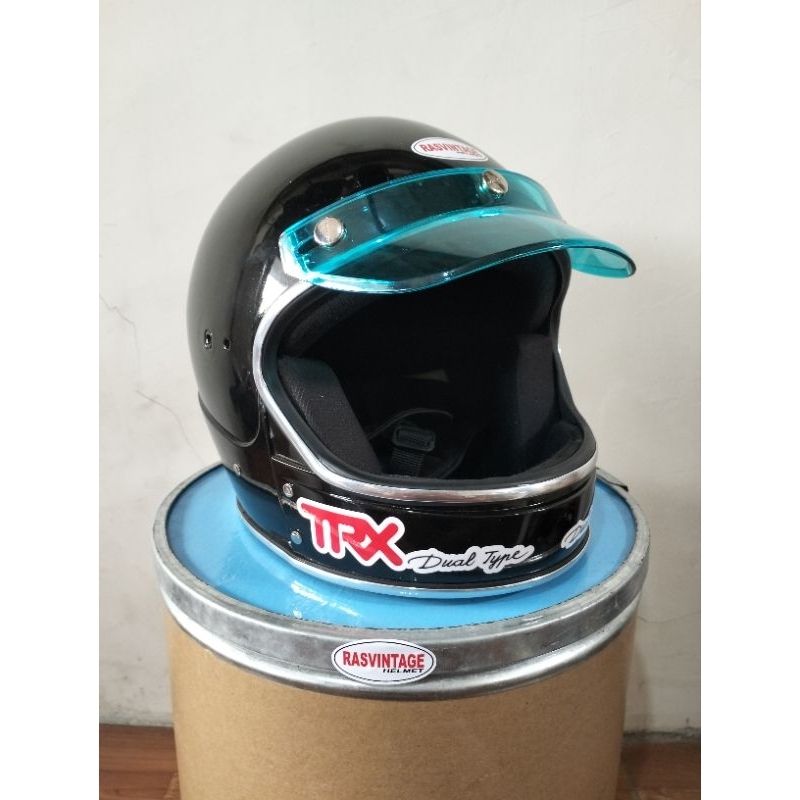 Jual Helm jadul trx moncong pendek custom Shopee Indonesia