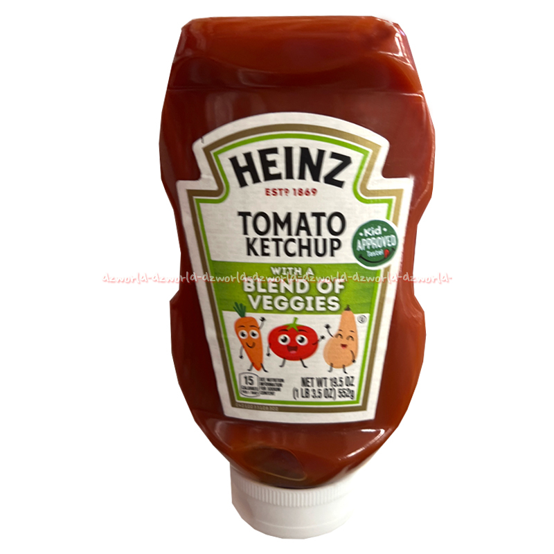 Jual Heinz 552gr Tomato Ketchup With Blend Of Veggies Saos Tomat Shopee Indonesia