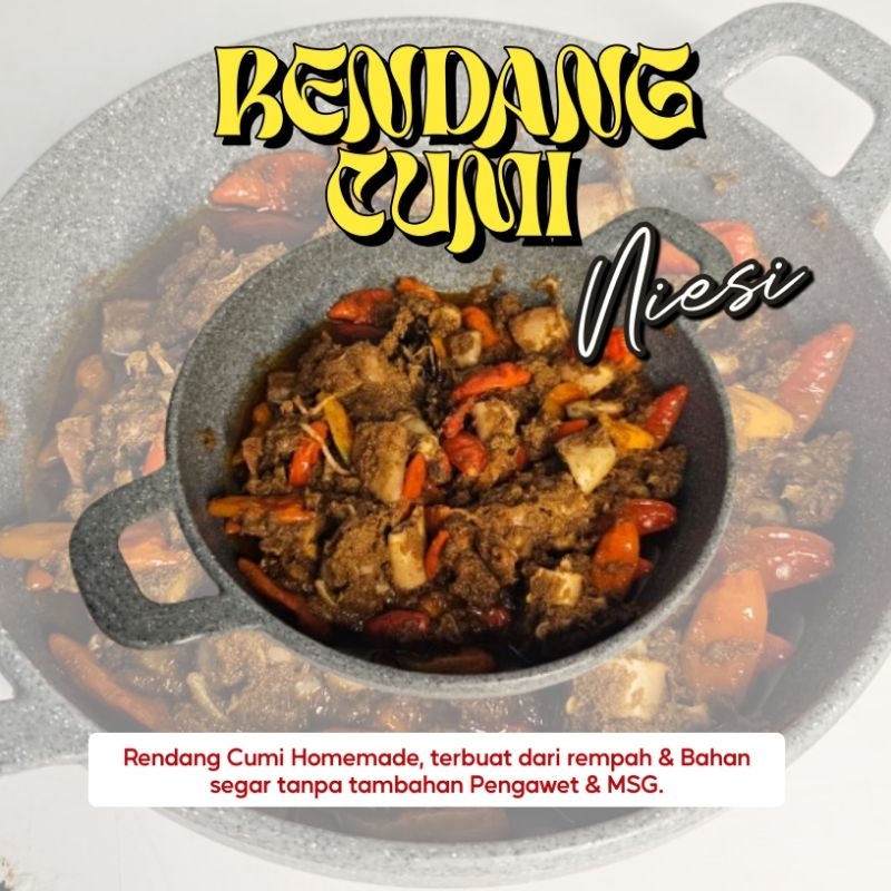 Jual Rendang cumi asin Niesi ( kemasan kecil ) | Shopee Indonesia
