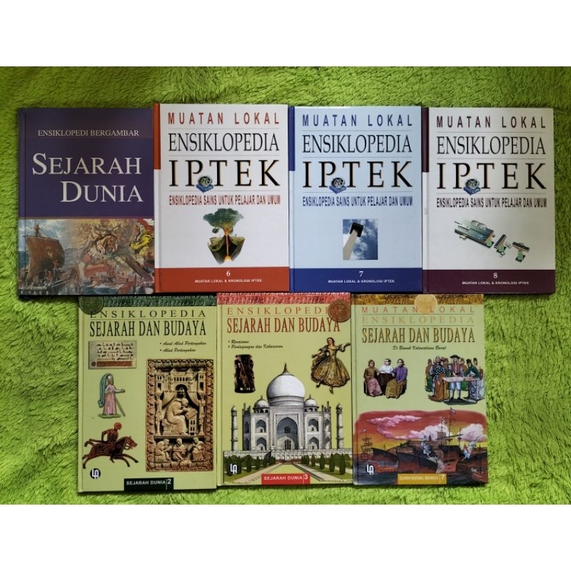 Jual ORIGINAL BUKU ENSIKLOPEDIA BERGAMBAR SEJARAH DUNIA IPTEK SAINS ...