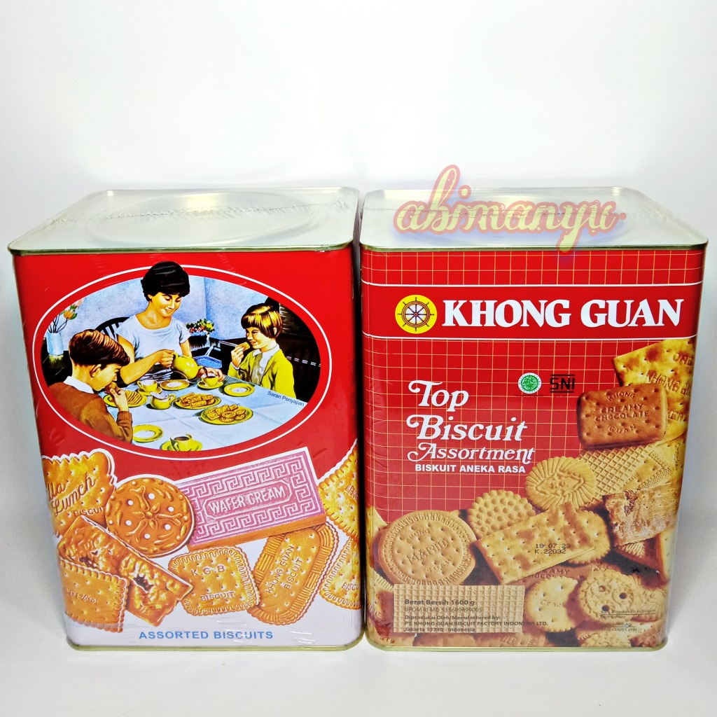 Jual khong guan kaleng besar 1600 gram | Shopee Indonesia