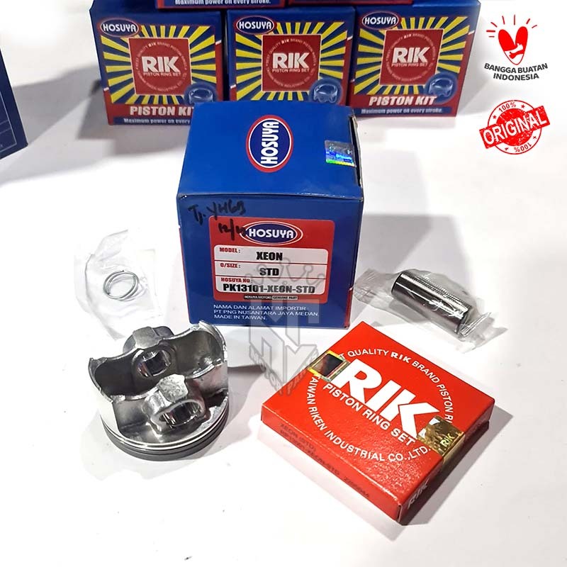 Jual Piston Seher Kit Set Komplit Hosuya RIK Riken Yamaha Xeon Karbu ...