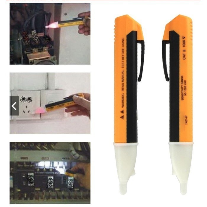 Jual KOM 10F Tespen Sensor Test pen Digital Non Contact Ac Pengukur ...