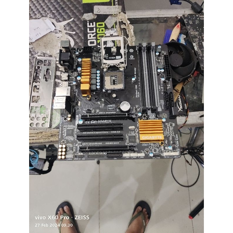 Jual mainboard Gigabyte h97m ddr3 socket 1150 gen4 | Shopee Indonesia