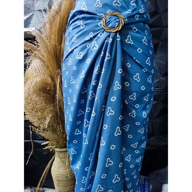 Jual rok lilit jumputan + ring gesper / wrap skrit /kain batik bawahan ...