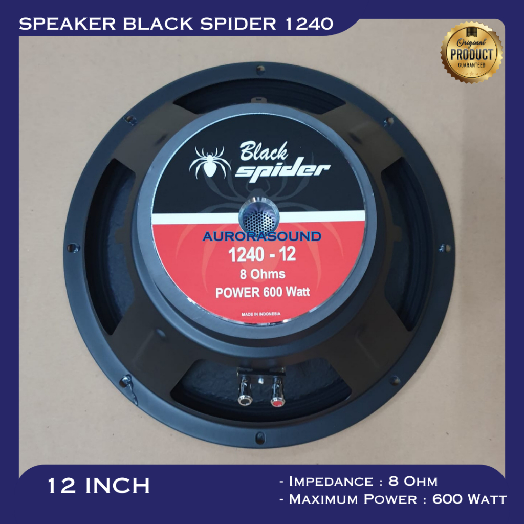 Jual SPEAKER BLACK SPIDER 12 INCH 12INCH BLACKSPIDER 1240 / BS 1240 ...