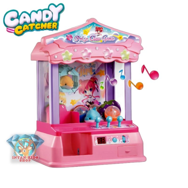 Jual MAINAN ANAK MESIN CAPIT BONEKA CANDY CATCHER CLAW MACHINE WS