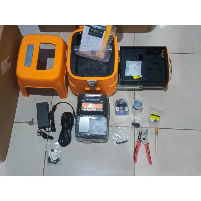 Fussion splicer signal fire ai6c+ new model automatic fiber fusion alat sambung